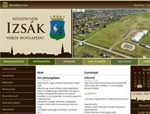 Tablet Screenshot of izsak.hu